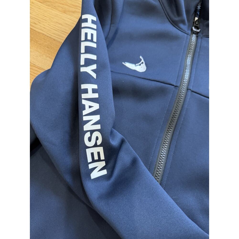Nantucket Helly Hansen Authentic HP Fleece 2.0 Winter Jacket Navy Blue Medium - Picture 2 of 5